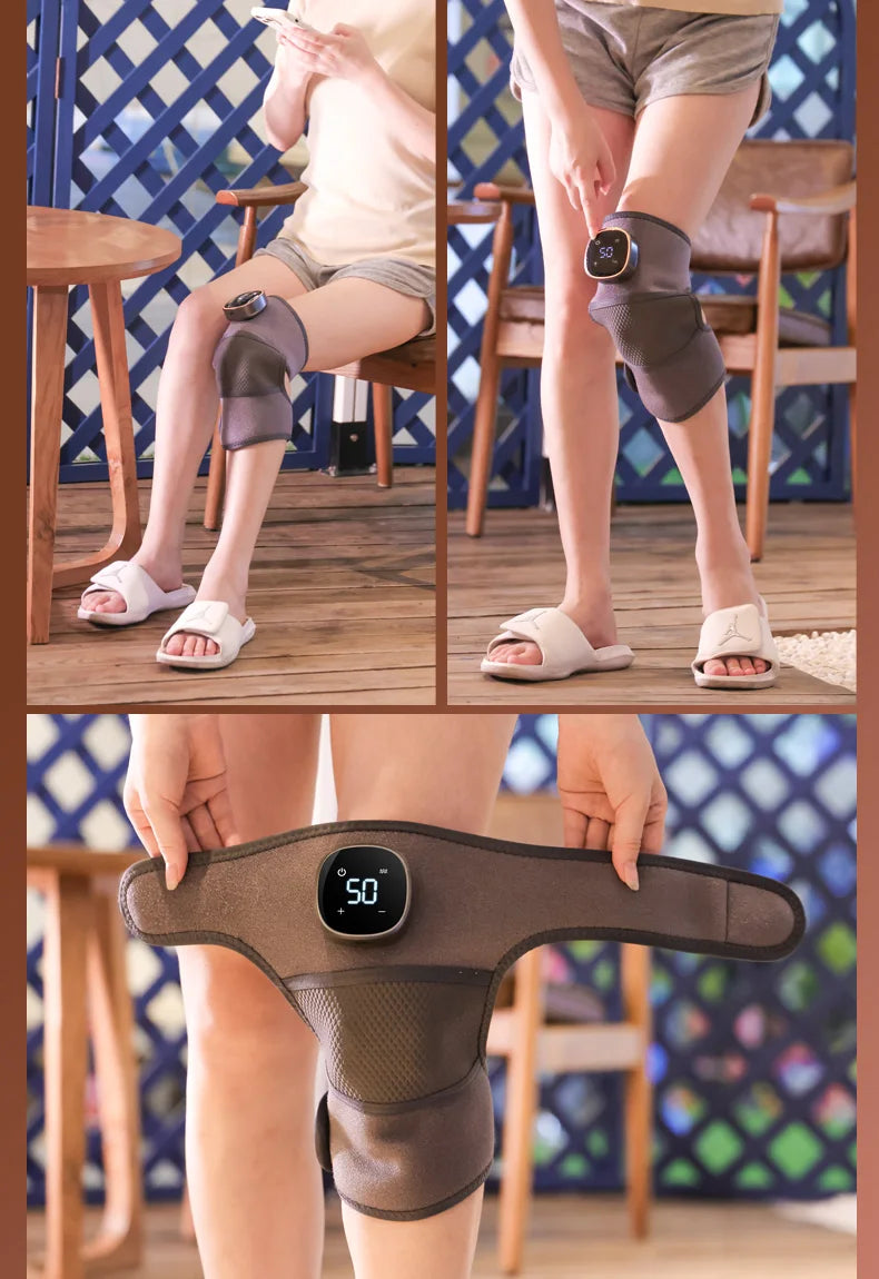 Electric Heating Knee Massager – Black Friday Over 50% Off, Hot Compress & Vibration Therapy!